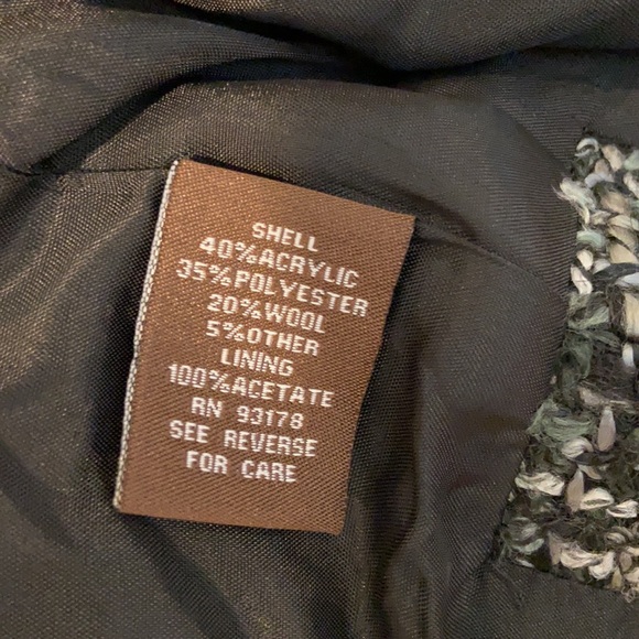 Adrienne Vittadini Grey Multi Jacket Size 4 - Picture 9 of 13